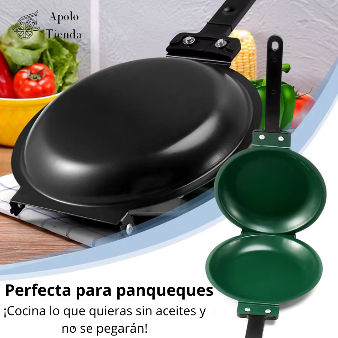 Chef 360: sartén doble antiadherente